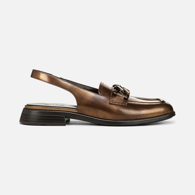 Naturalizer Women's Frances Slingback Loafer - Bronze Leather