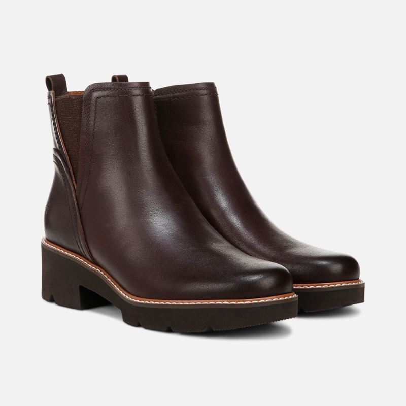 Naturalizer Women's Darry Bootie - Dark Brown Leather