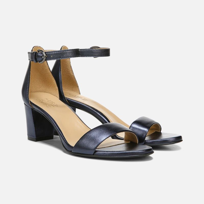 Naturalizer Women's Vera Dress Sandal - French Navy Leather