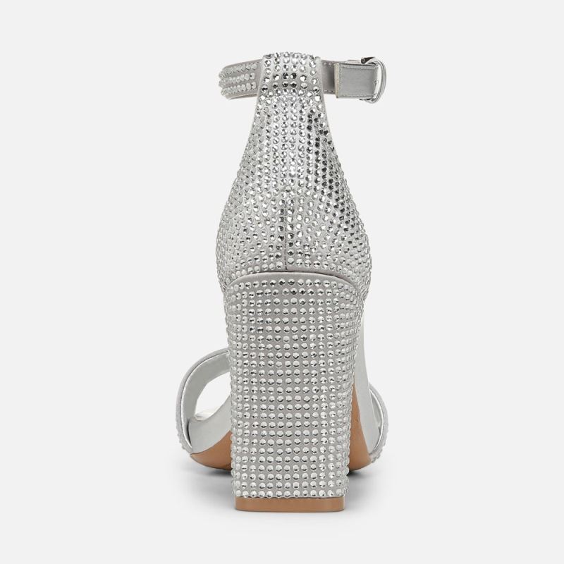 Naturalizer Women's Joy Dress Sandal - Silver Satin