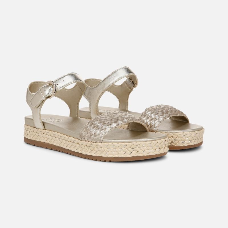 Naturalizer Women's Neila Sandal - Champagne Raffia
