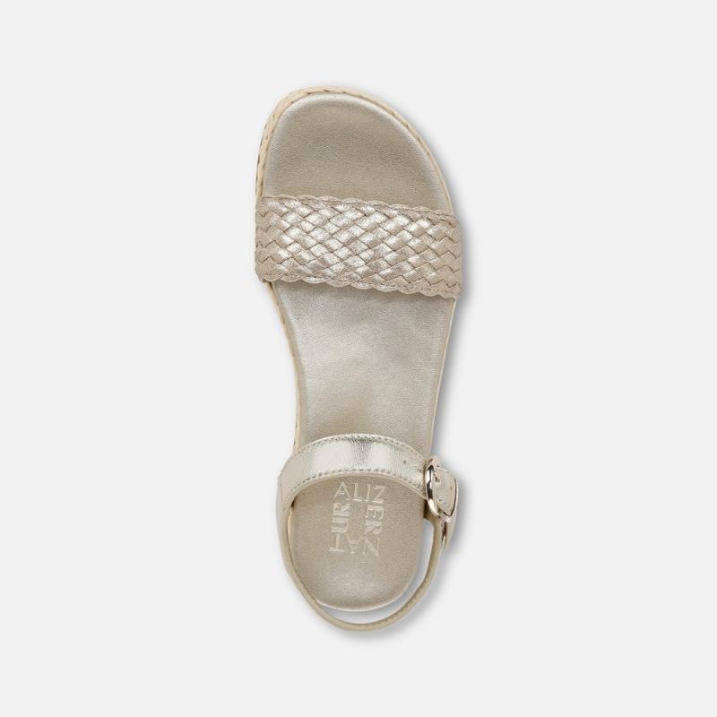 Naturalizer Women's Neila Sandal - Champagne Raffia
