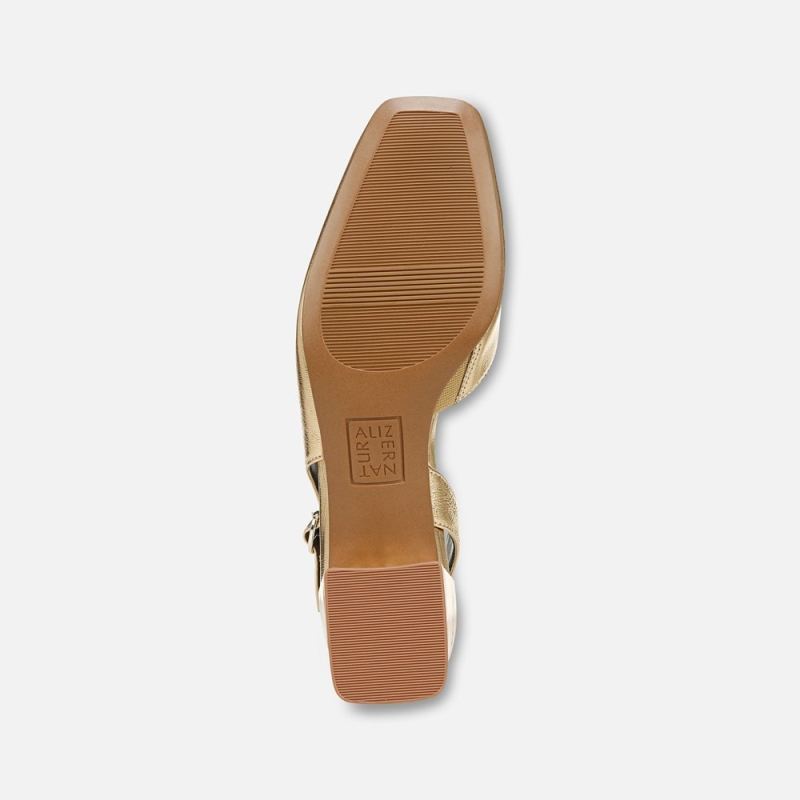 Naturalizer Women's Jayla Slingback Pump - Dark Gold Leather