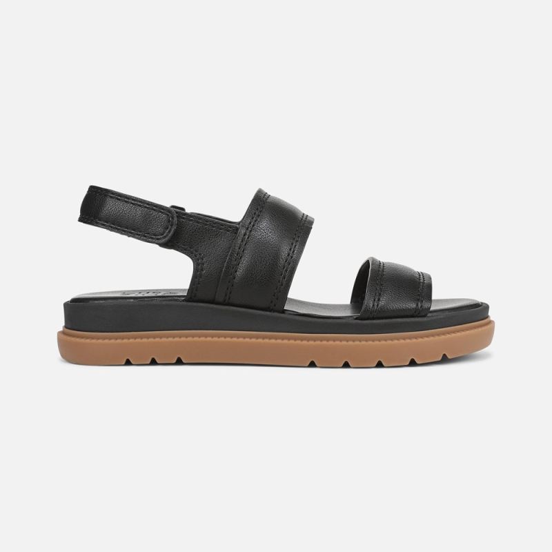 Naturalizer Women's Attract Sandal - Black Faux Leather