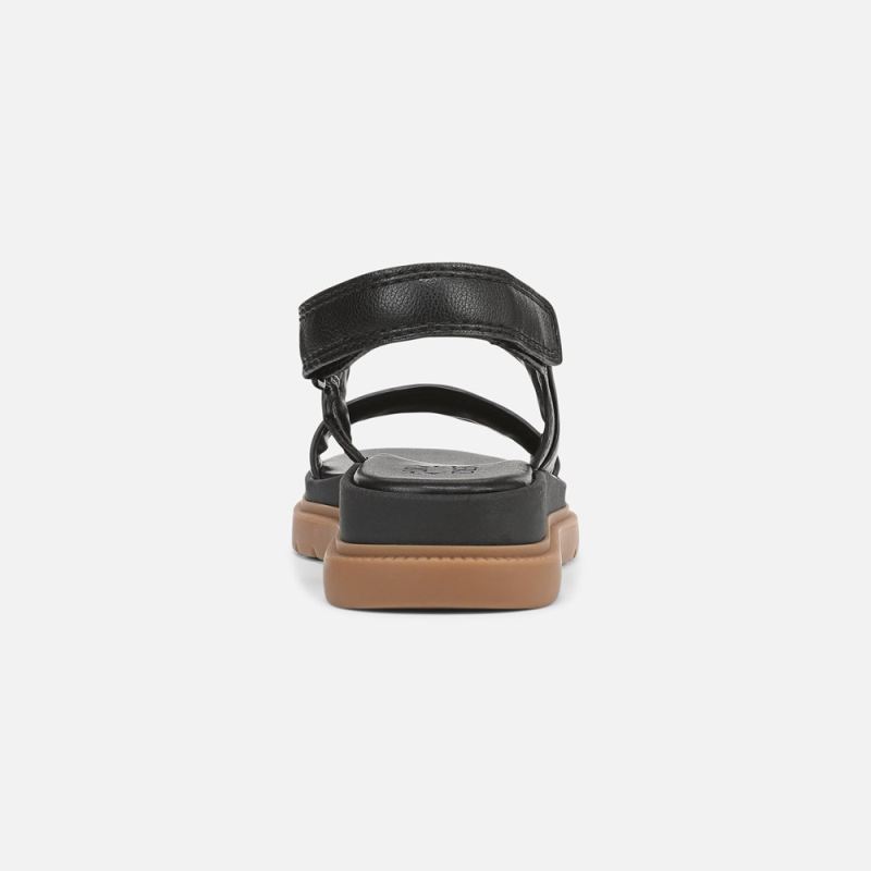 Naturalizer Women's Attract Sandal - Black Faux Leather