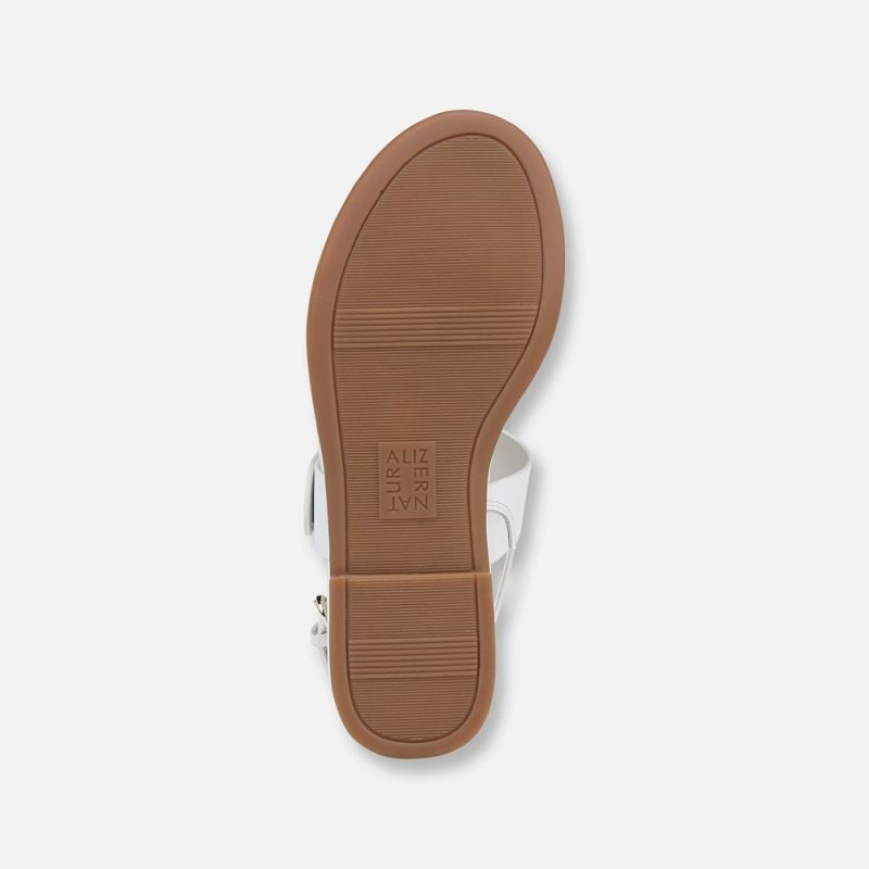 Naturalizer Women's Taylor Sandal - White Leather