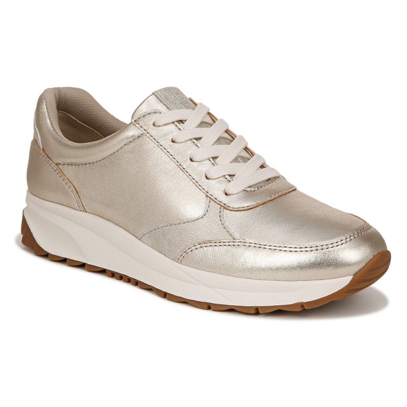 Naturalizer Women's Shay Lace Up Sneaker - Champagne Leather