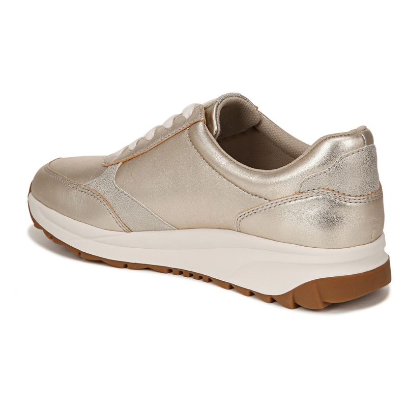 Naturalizer Women's Shay Lace Up Sneaker - Champagne Leather