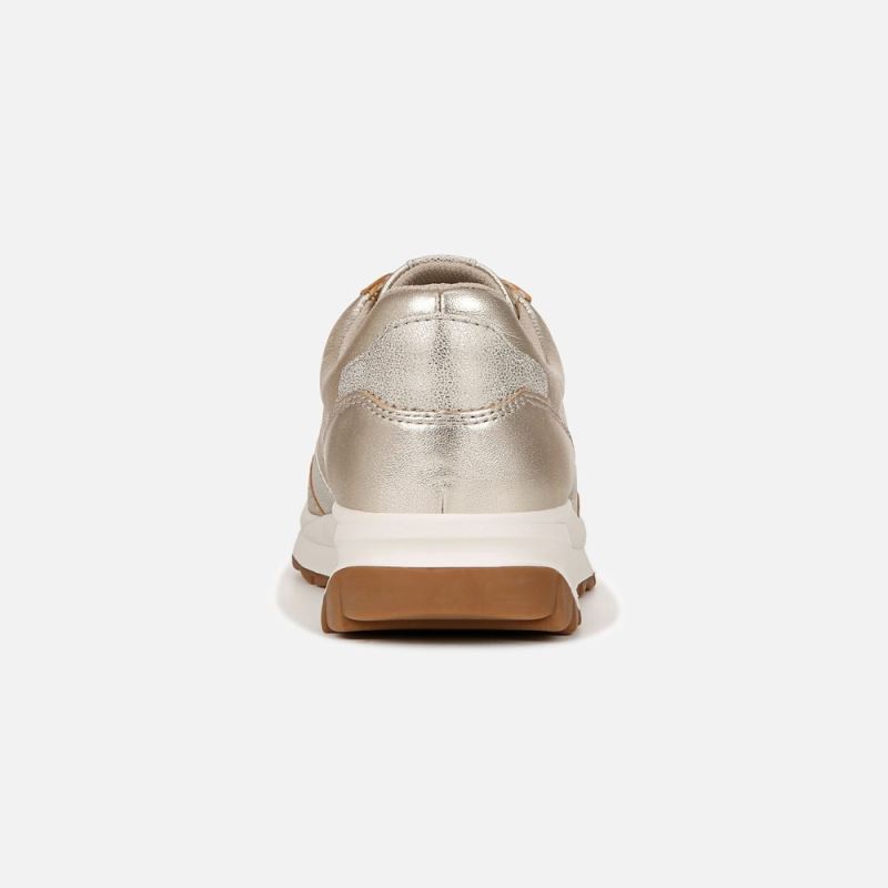 Naturalizer Women's Shay Lace Up Sneaker - Champagne Leather