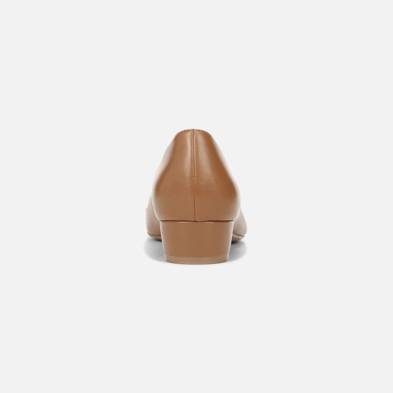 Naturalizer Women's Becca Flat - English Tea Brown Leather