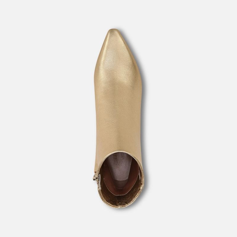 Naturalizer Women's Deesha Bootie - Dark Gold Leather
