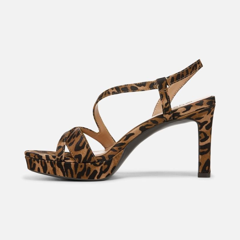Naturalizer Women's Abby Dress Sandal - Leopard Print Faux Leather