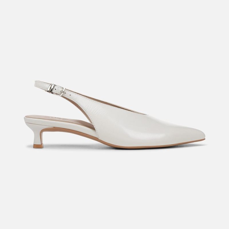 Naturalizer Women's Nicolette Pump - Warm White Leather