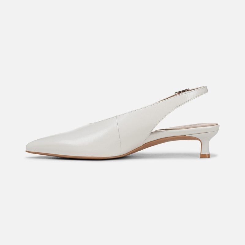 Naturalizer Women's Nicolette Pump - Warm White Leather