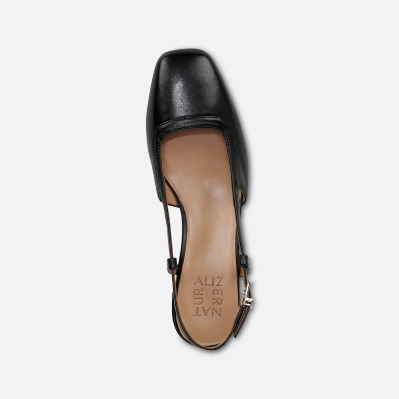 Naturalizer Women's Harper Slingback - Black Leather
