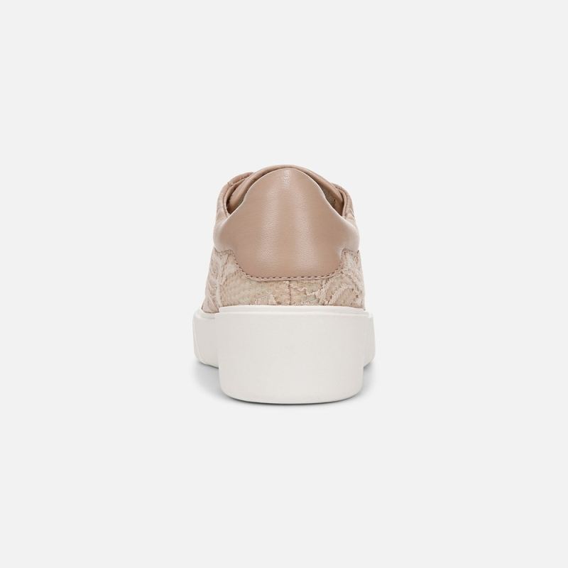 Naturalizer Women's Morrison 2.0 Lace Up Sneaker - Vintage Mauve Leather \u0026 Fabric