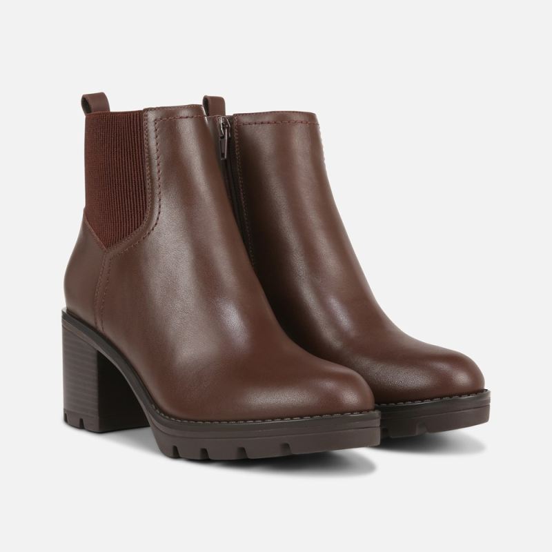 Naturalizer Women's Verney Weatherproof Boot - Chocolate Leather Brown