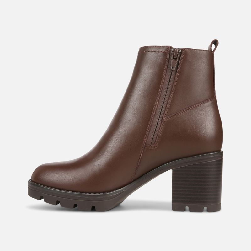 Naturalizer Women's Verney Weatherproof Boot - Chocolate Leather Brown