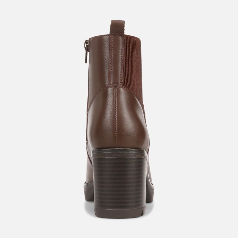 Naturalizer Women's Verney Weatherproof Boot - Chocolate Leather Brown