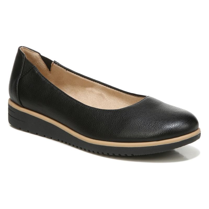Naturalizer Women's SOUL Idea Ballet Flat - Black Synthetic