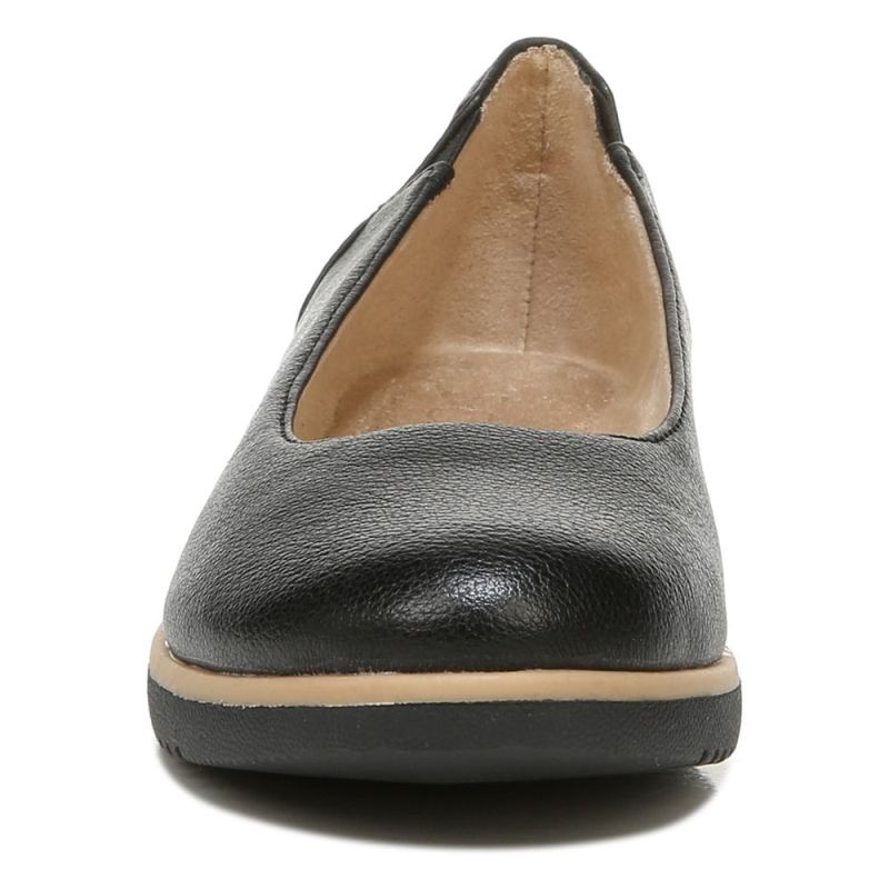 Naturalizer Women's SOUL Idea Ballet Flat - Black Synthetic