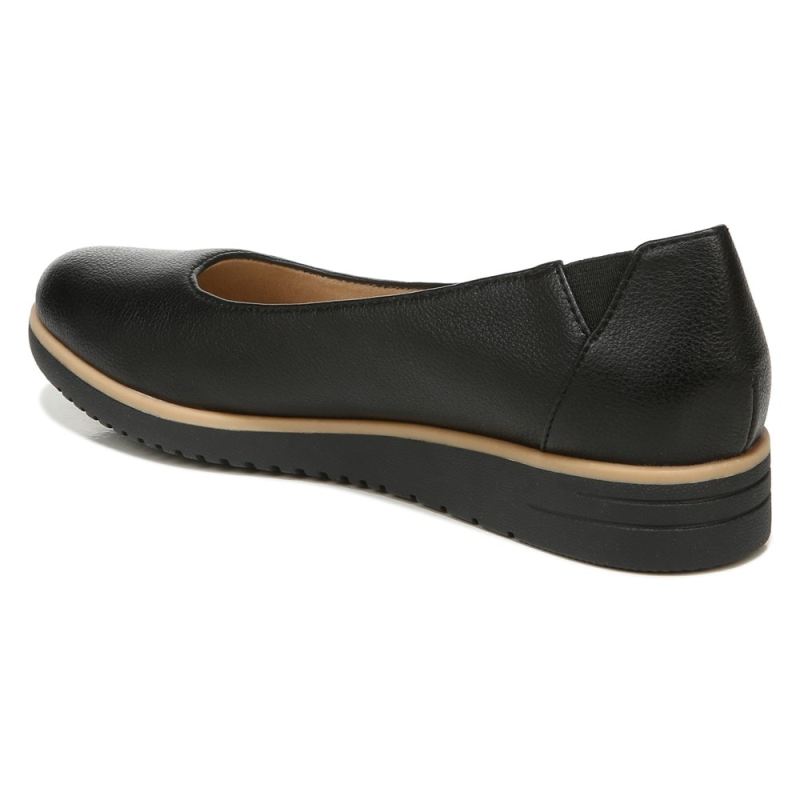 Naturalizer Women's SOUL Idea Ballet Flat - Black Synthetic