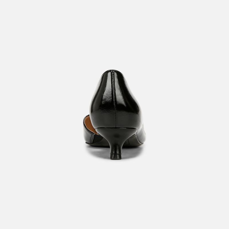 Naturalizer Women's Gallent Pump - Black Faux Leather