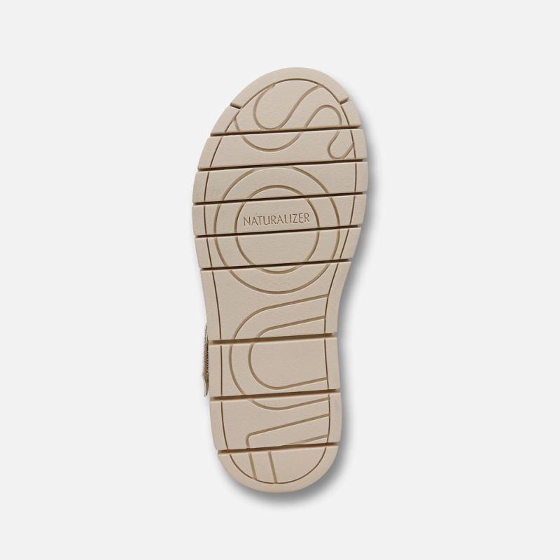 Naturalizer Women's SOUL Pippa Sandal - Gold Faux Leather