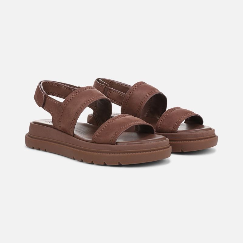 Naturalizer Women's Attract Sandal - Cappuccino Brown Faux Leather