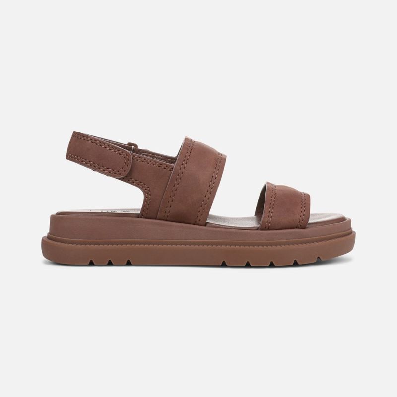 Naturalizer Women's Attract Sandal - Cappuccino Brown Faux Leather