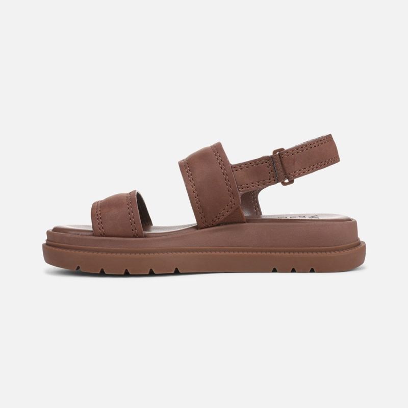 Naturalizer Women's Attract Sandal - Cappuccino Brown Faux Leather