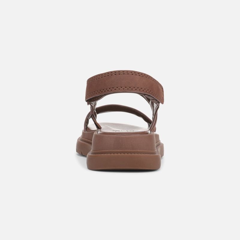 Naturalizer Women's Attract Sandal - Cappuccino Brown Faux Leather