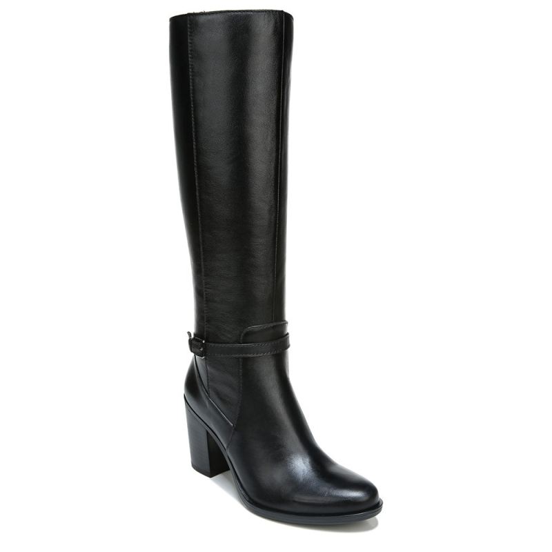 Naturalizer Women's Kalina Narrow Calf Knee High Boot - Black Leather