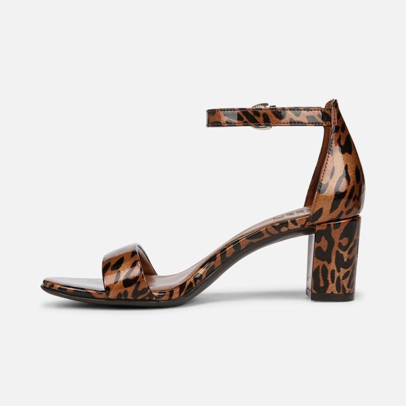 Naturalizer Women's Vera Dress Sandal - Leopard Print Faux Leather