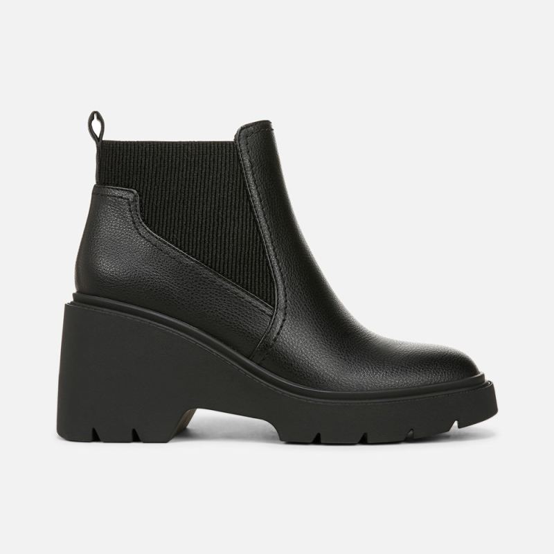 Naturalizer Women's Soul Cora Ankle Boot - Black Faux Leather