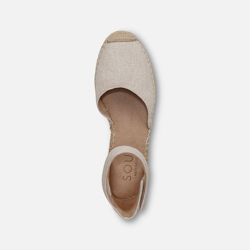 Naturalizer Women's SOUL Wren Espadrille - Light Sand Fabric