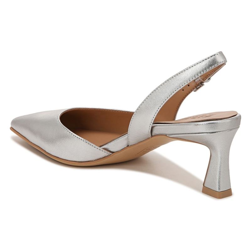 Naturalizer Women's Dalary Slingback Pump - Silver Leather