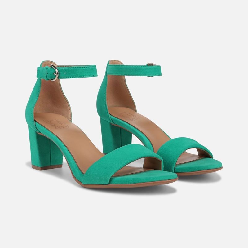 Naturalizer Women's Vera Dress Sandal - Jade Green Suede