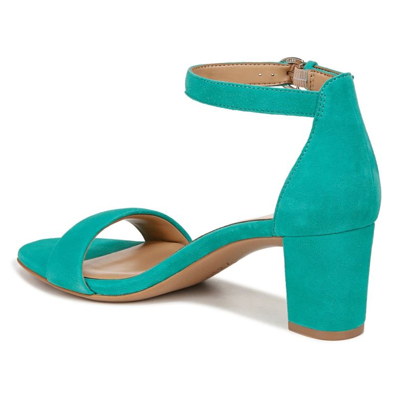 Naturalizer Women's Vera Dress Sandal - Jade Green Suede