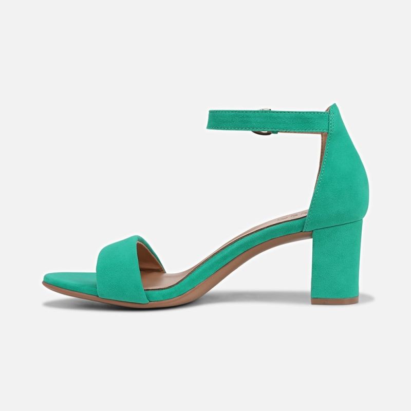 Naturalizer Women's Vera Dress Sandal - Jade Green Suede