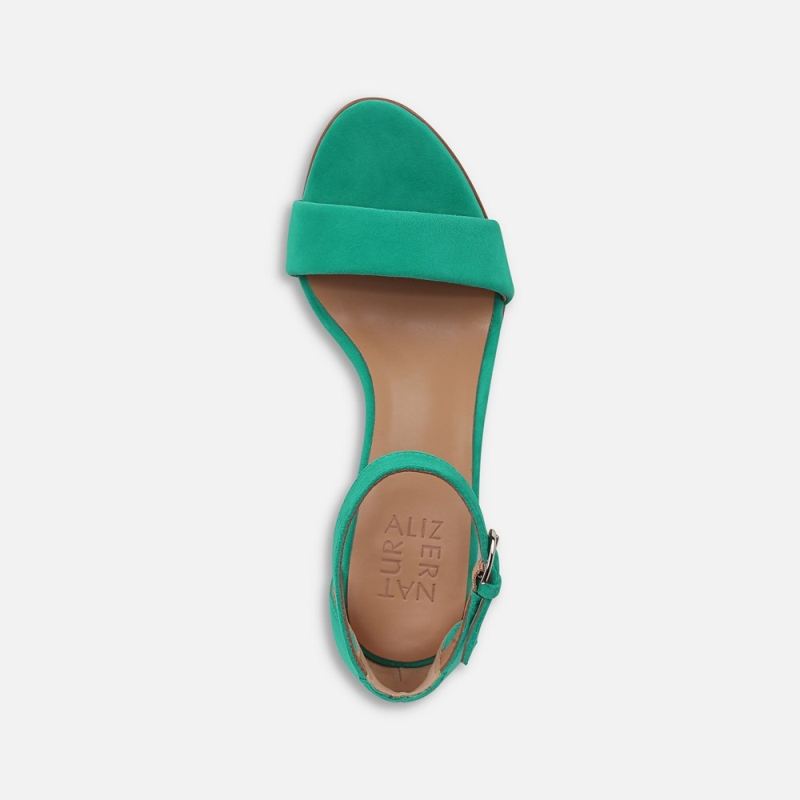 Naturalizer Women's Vera Dress Sandal - Jade Green Suede