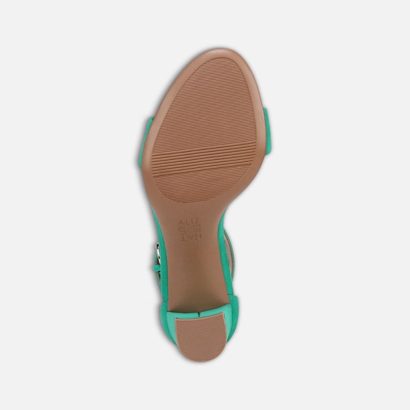Naturalizer Women's Vera Dress Sandal - Jade Green Suede