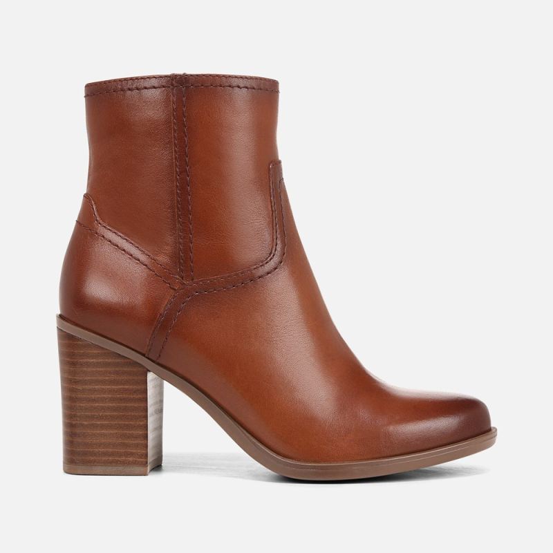 Naturalizer Women's Kalina Ankle Bootie - Cider Spice Brown Leather