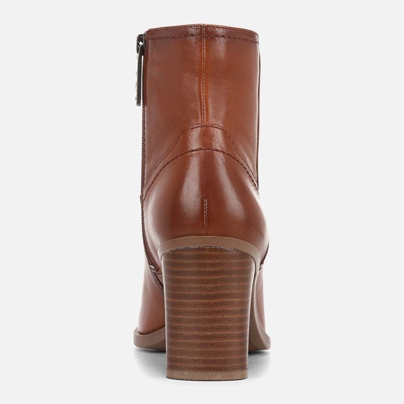 Naturalizer Women's Kalina Ankle Bootie - Cider Spice Brown Leather