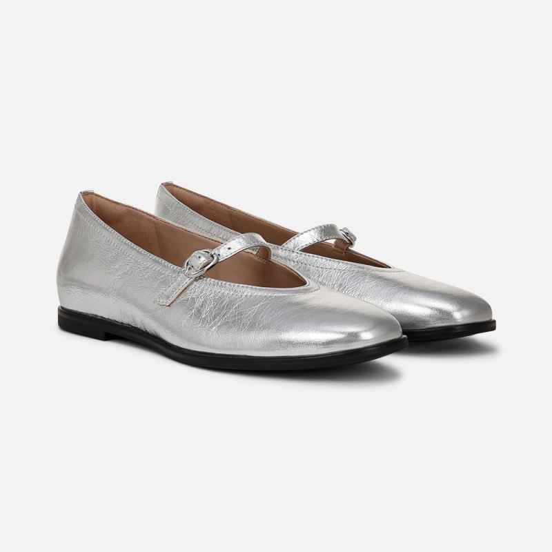 Naturalizer Women's Elina Mary Jane - Silver Leather