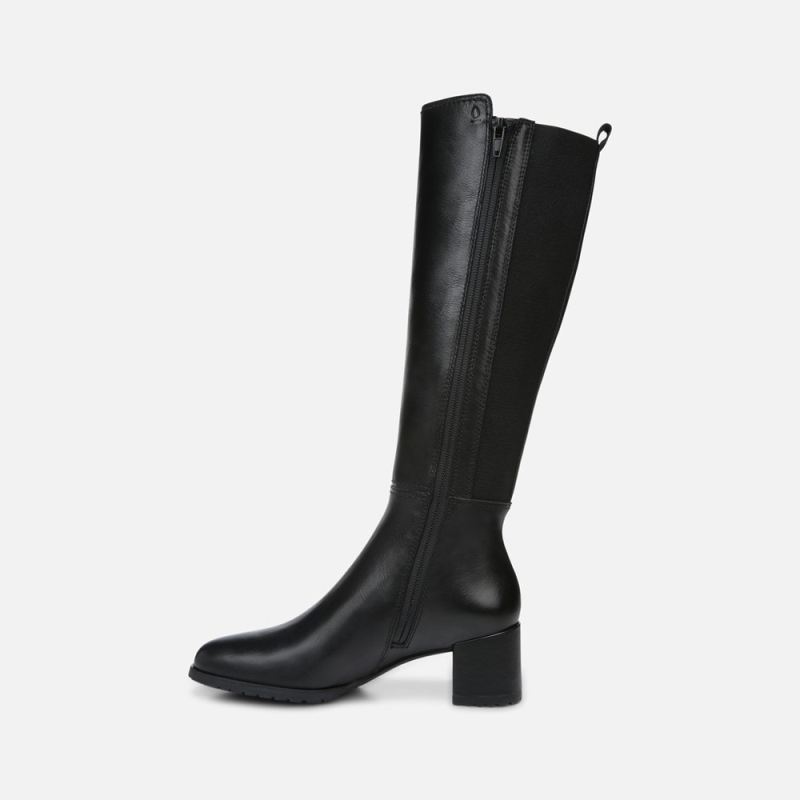 Naturalizer Women's Brent Weatherproof Knee High Boot - BLACK LEATHER