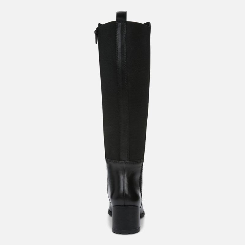Naturalizer Women's Brent Weatherproof Knee High Boot - BLACK LEATHER