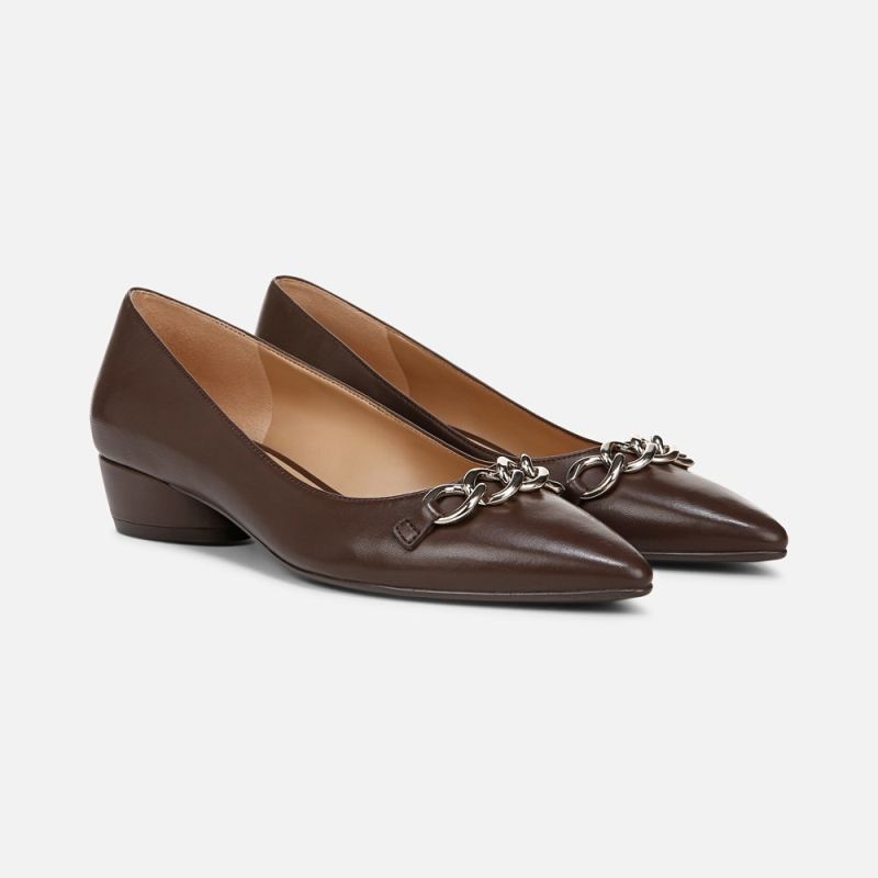 Naturalizer Women's Becca Flat - Chocolate Bar Leather