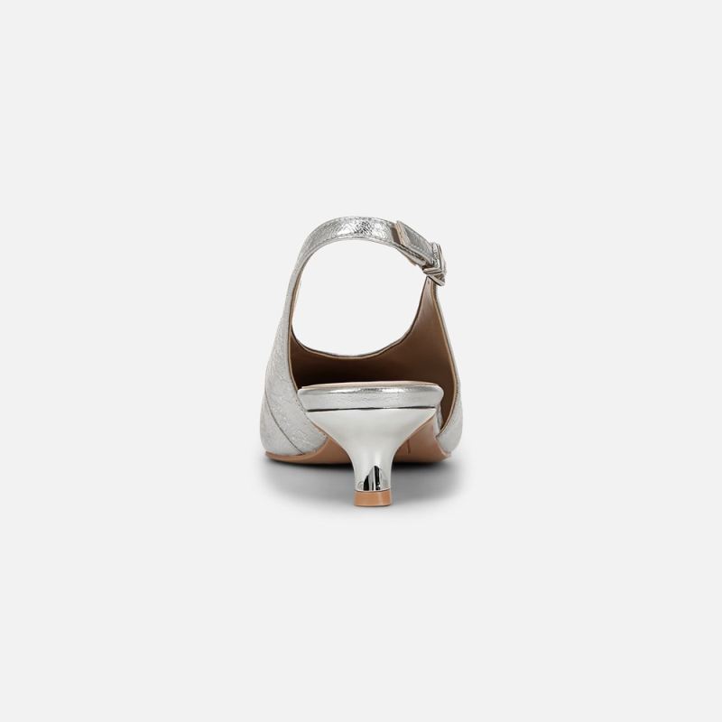 Naturalizer Women's Nicolette Pump - Silver Leather