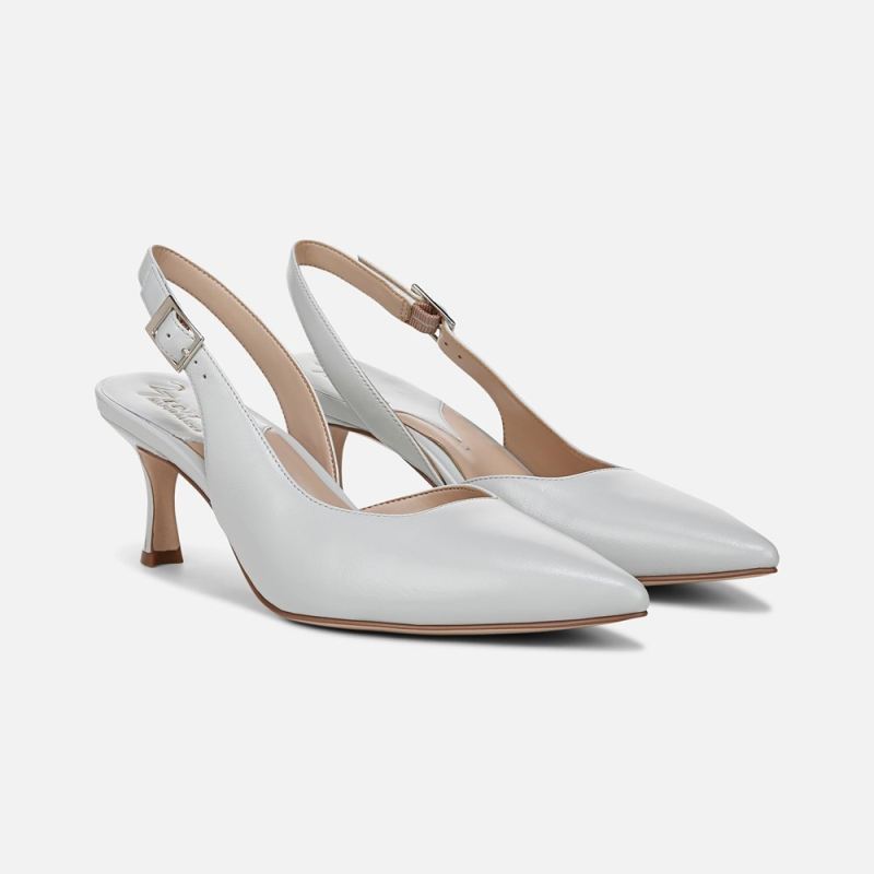 Naturalizer Women's 27 EDIT Felicia 4 Slingback Dress Shoe - Digital Mist Grey Leather